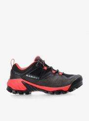 Buty trekkingowe damskie Mammut Sapuen Low GTX. Czarne buty trekkingowe Mammut, z gore-texu, bez zapięcia. Za 731.50 zł.
