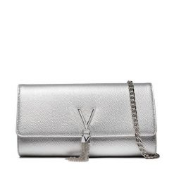 Torebka Valentino. Szare kopertówki Valentino, bez wzorów, bez dodatków. Za 289.99 zł.