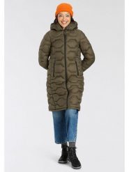 Icepeak Płaszcz pikowany "Pomaria" w kolorze khaki rozmiar: 48. Brązowe płaszcze Icepeak, bez wzorów, bez kaptura. Za 441.31 zł.