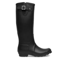 Kalosze Hunter. Czarne kalosze Hunter, bez wzorów, bez zapięcia. Za 279.99 zł.