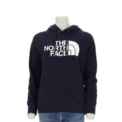 Second life - The North Face bluza damska z kapturem - Jak nowy. Niebieskie bluzy The North Face, l, bez wzorów, sportowe, bez ramiączek, z kapturem. Za 127.76 zł.
