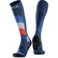 Skarpety narciarskie X-Socks Ski Perform Patriot France OTC Blue. Białe skarpetki X-Socks, bez wzorów. Za 189.99 zł.