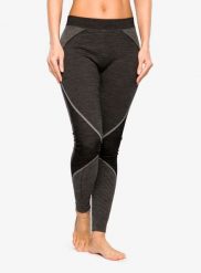 Legginsy termoaktywne damskie La Sportiva Wool70 Tech Pants. Szare legginsy La Sportiva, bez wzorów, ze skóry. Za 361.89 zł.