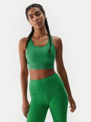 4F Top 4FWSS24TFTSF705 Zielony Slim Fit. Zielone topy sportowe 4f, xs, bez wzorów, z syntetyku, do biegania. Za 89.99 zł.