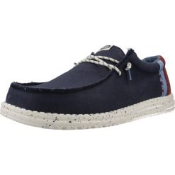 Buty HEY DUDE WALLY BREAK HEY DAY Niebieski. Niebieskie buty trekkingowe Hey dude, z tkaniny, bez zapięcia. Za 222.99 zł.