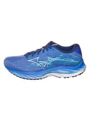 Mizuno Buty "Wave Rider 27"w kolorze niebieskim do biegania rozmiar: 38,5. Niebieskie buty do biegania Mizuno, bez wzorów, z materiału, bez zapięcia, do biegania. Za 257.92 zł.
