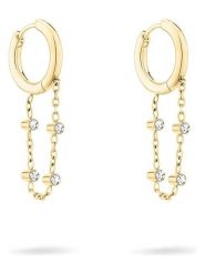 Tamaris Kolczyki-kreole ze szkłem rozmiar: onesize. Kolczyki Tamaris, szklane. Za 104.99 zł.