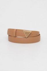 Guess pasek damski kolor brązowy. Brązowe paski Guess, z aplikacjami. Za 229.99 zł.