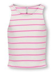 KIDS ONLY Top "Nessa" w kolorze białym rozmiar: 134/140. Białe topy KIDS ONLY, bez wzorów, bez kołnierzyka, bez ramiączek. Za 52.79 zł.