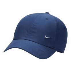 Czapka Z Daszkiem Unisex Dla Dorosłych DF Club. Niebieskie czapki z daszkiem Nike, bez wzorów, sportowe. Za 148.99 zł.