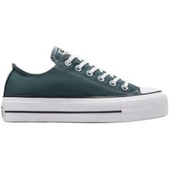 Buty sportowe Converse Chuck Taylor All Star Lift. Niebieskie buty sportowe lifestyle Converse, bez wzorów, retro, bez zapięcia. Za 490.00 zł.