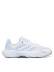 Adidas Buty do tenisa Courtjam Control 3 KI3443 Biały. Białe buty treningowe adidas, bez wzorów, z materiału, bez zapięcia, tenisowe. Za 399.99 zł.