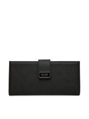 Nine West Portfel NW-W1-014-SS25 Czarny. Czarne portfele Nine West, bez wzorów, z materiału. Za 79.99 zł.