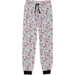 Spodnie piżamowe bonprix jasnoszary melanż wzorzysty. Piżamy marki bonprix. Za 44.99 zł.