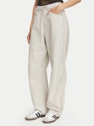 Adidas Jeansy KQ6475 Szary jasny Barrel Fit. Szare jeansy adidas, bez wzorów, z bawełny. Za 369.99 zł.