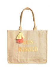 BLE Shopper bag w kolorze beżowym - 42 x 33 x 15 cm rozmiar: onesize. Brązowe shopper bag BLE, bez wzorów, z materiału, na ramię, bez dodatków. Za 98.64 zł.