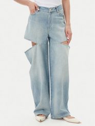 PINKO Jeansy 104794 A2I6 PJE Niebieski Skinny Fit. Niebieskie jeansy Pinko, bez wzorów, z bawełny. Za 869.99 zł.