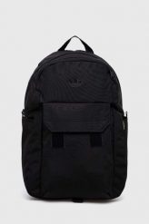 Adidas Originals plecak kolor czarny duży gładki. Czarne plecaki adidas Originals, bez wzorów, z materiału, do ręki, bez dodatków. Za 249.99 zł.
