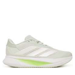 Buty do biegania adidas. Zielone buty do biegania adidas, bez wzorów, bez zapięcia, do biegania. Za 279.99 zł.