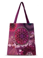 Hip Shopper bag "Aluna" w kolorze fioletowym - 45 x 40 cm rozmiar: 40x45 cm. Różowe shopper bag Hip, bez wzorów, z materiału, na ramię, bez dodatków. Za 56.79 zł.