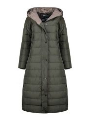 Canadian Peak Płaszcz pikowany "Constanceak" w kolorze khaki rozmiar: XXL. Brązowe płaszcze Canadian Peak, xxl, bez wzorów, bez kaptura. Za 330.20 zł.