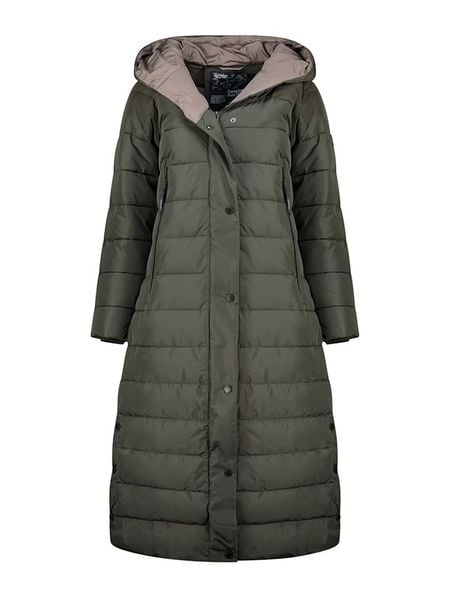 Canadian Peak Płaszcz pikowany "Constanceak" w kolorze khaki rozmiar: L. Brązowe płaszcze Canadian Peak, l, bez wzorów, bez kaptura. Za 374.23 zł.