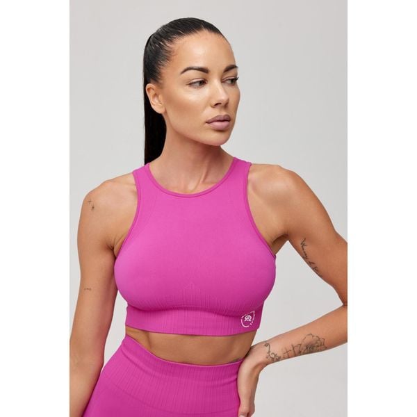 Stanik sportowy fitness seamless Rough Radical Linea Sports Bra. Czerwone biustonosze sportowe ROUGH RADICAL, bez wzorów, na fitness i siłownię. W wyprzedaży za 111.92 zł.