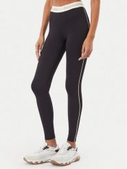 Guess Legginsy V6BB13 K6335 Czarny Slim Fit. Czarne legginsy Guess, z aplikacjami, z syntetyku. Za 264.99 zł.