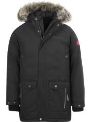 Trollkids Parka "Nordkapp" w kolorze czarnym rozmiar: 164. Czarne płaszcze Trollkids, m, bez wzorów, bez kaptura. Za 313.32 zł.