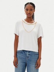 MET T-Shirt M10 262TP Biały Regular Fit. Białe t-shirty MET, m, bez wzorów, z wiskozy, bez kołnierzyka, bez ramiączek. Za 199.99 zł.
