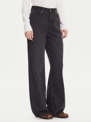 Lee Jeansy Stella 112363522 Czarny Wide Leg. Czarne jeansy Lee, bez wzorów, z bawełny. Za 359.99 zł.