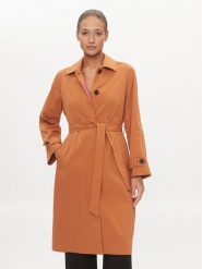 ONLY Trencz Orchid 15308598 Brązowy Regular Fit. Brązowe płaszcze ONLY, l, bez wzorów, z syntetyku, bez kaptura. Za 159.99 zł.