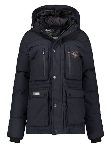 Canadian Peak Parka w kolorze granatowym rozmiar: S. Niebieskie płaszcze Canadian Peak, s, bez wzorów, bez kaptura. Za 316.99 zł.