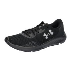 Buty treningowe damskie Under Armour W Charged Pursuit 3. Czarne buty do biegania Under Armour, bez wzorów, z gumy, bez zapięcia, do biegania. Za 296.00 zł.