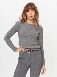 Polo Ralph Lauren Sweter 211910421013 Szary Regular Fit. Szare swetry Polo Ralph Lauren, xxs, bez wzorów, z wełny, bez ramiączek. Za 599.99 zł.