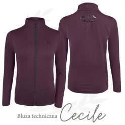 Bluza techniczna do jazdy konnej JD ATTACK Cecile z zamkiem. Brązowe bluzy JD ATTACK, m, bez wzorów, bez kaptura, do jazdy konnej. Za 229.00 zł.