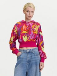 Adidas Bluza FARM JD6283 Różowy Loose Fit. Czerwone bluzy adidas, m, bez wzorów, z bawełny, bez kaptura. Za 259.99 zł.