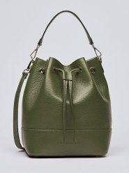 CXL by Christian Lacroix Skórzana torebka "Champs Elysé" w kolorze khaki - 25 x 28 x 15 cm rozmiar: onesize. Brązowe torebki klasyczne CXL by Christian Lacroix, bez wzorów, z materiału, na ramię, bez dodatków. Za 411.45 zł.