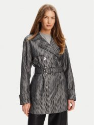 MICHAEL Michael Kors Trencz MT520IPHN8 Srebrny Regular Fit. Szare płaszcze MICHAEL Michael Kors, s, bez wzorów, z syntetyku, bez kaptura. Za 1,399.00 zł.