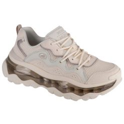 Buty sportowe Sneakersy damskie, Uno Chaos. Białe buty sportowe lifestyle Skechers, bez wzorów, ze skóry, bez zapięcia, trekkingowe. Za 587.00 zł.