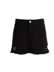 Twinset Szorty | 191TN208D | Kobieta | Czarny. Czarne szorty Twin-Set, bez wzorów, z bawełny. W wyprzedaży za 199.00 zł.
