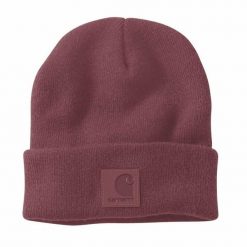 Czapka zimowa Carhartt Black Label Watch Hat. Czerwone czapki zimowe Carhartt, bez wzorów, sportowe. Za 91.00 zł.