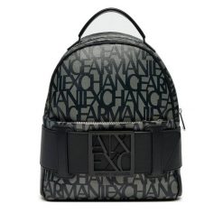 Plecak Armani Exchange. Szare plecaki Armani Exchange, bez wzorów, bez dodatków. Za 849.99 zł.