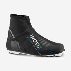 Buty do nart biegowych dla dorosłych Inovik XC S 900 styl klasyczny. Czarne buty do biegania INOVIK, na zimę, bez wzorów, z materiału, bez zapięcia, do biegania, Thinsulate. Za 899.99 zł.