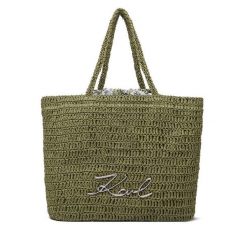 Torebka KARL LAGERFELD. Zielone torebki klasyczne KARL LAGERFELD, bez wzorów, klasyczne, bez dodatków. Za 849.99 zł.