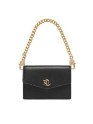 LAUREN RALPH LAUREN Torebka 432P11755002 Czarny. Czarne kopertówki Lauren Ralph Lauren, bez wzorów, ze skóry, bez dodatków. Za 579.99 zł.