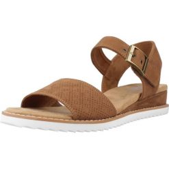 Sandały SKECHERS DESERT KISS SEREND Brązowy. Brązowe sandały Skechers, bez wzorów, z tkaniny, bez obcasa, bez zapięcia. Za 206.99 zł.