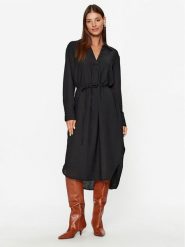 Vero Moda Sukienka codzienna Chris 10292485 Czarny Regular Fit. Czarne sukienki Vero Moda, na co dzień, s, bez wzorów, z syntetyku, bez kołnierzyka, bez ramiączek, proste. Za 109.99 zł.