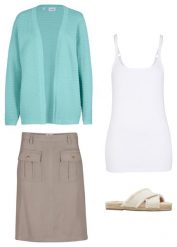 Długi top bawełniany na cienkich ramiączkach z bawełny organicznej (2 szt.). Białe topy bonprix, bez wzorów, z bawełny, bez kołnierzyka, bez ramiączek. Za 67.99 zł.