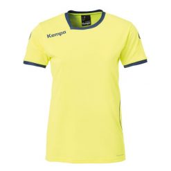 Damska koszulka Kempa Curve. Niebieskie t-shirty sportowe Kempa, xl, bez wzorów, z materiału, bez ramiączek, do piłki ręcznej. Za 122.50 zł.